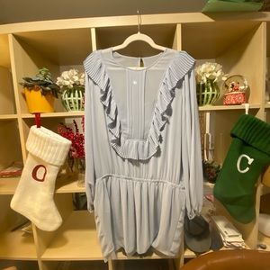 BCBG  Kristey Dress - limited edition in dusty light blue